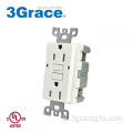 UL 943 GFCI Wall Outlet مع الاختبار الذاتي 15A